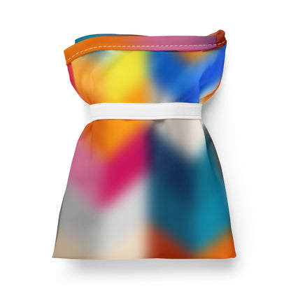 Shopping Bag Blurred Colorful Chevron