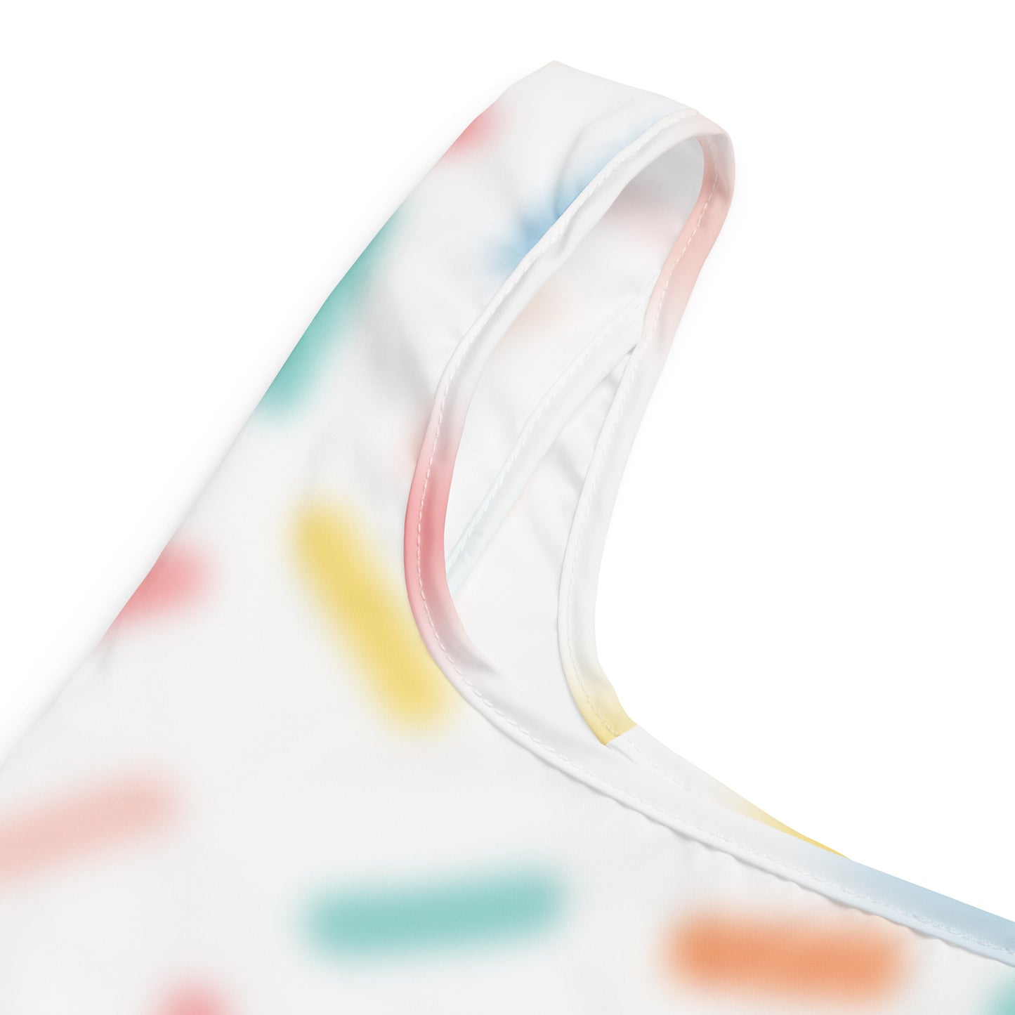 Shopping Bag Blurred Colorful Confetti