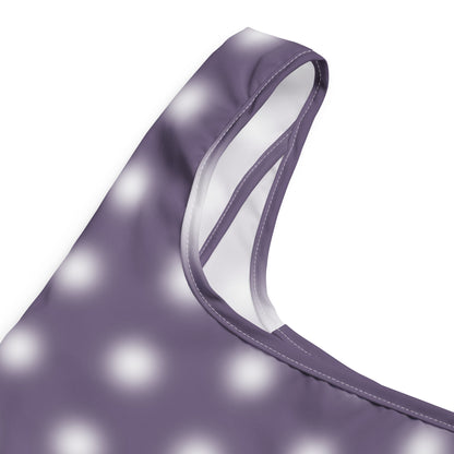 Shopping Bag Blurred Dots Purple