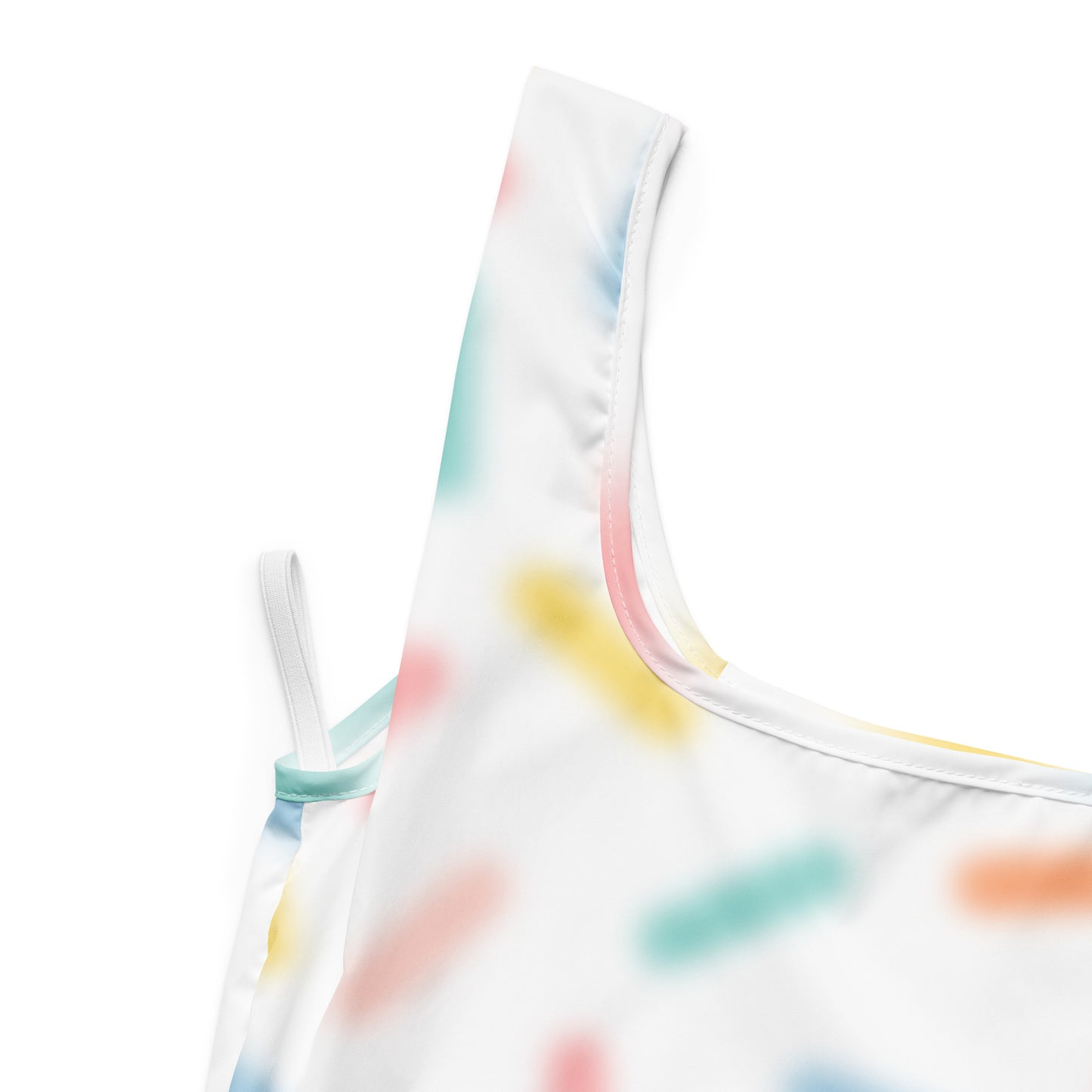 Shopping Bag Blurred Colorful Confetti