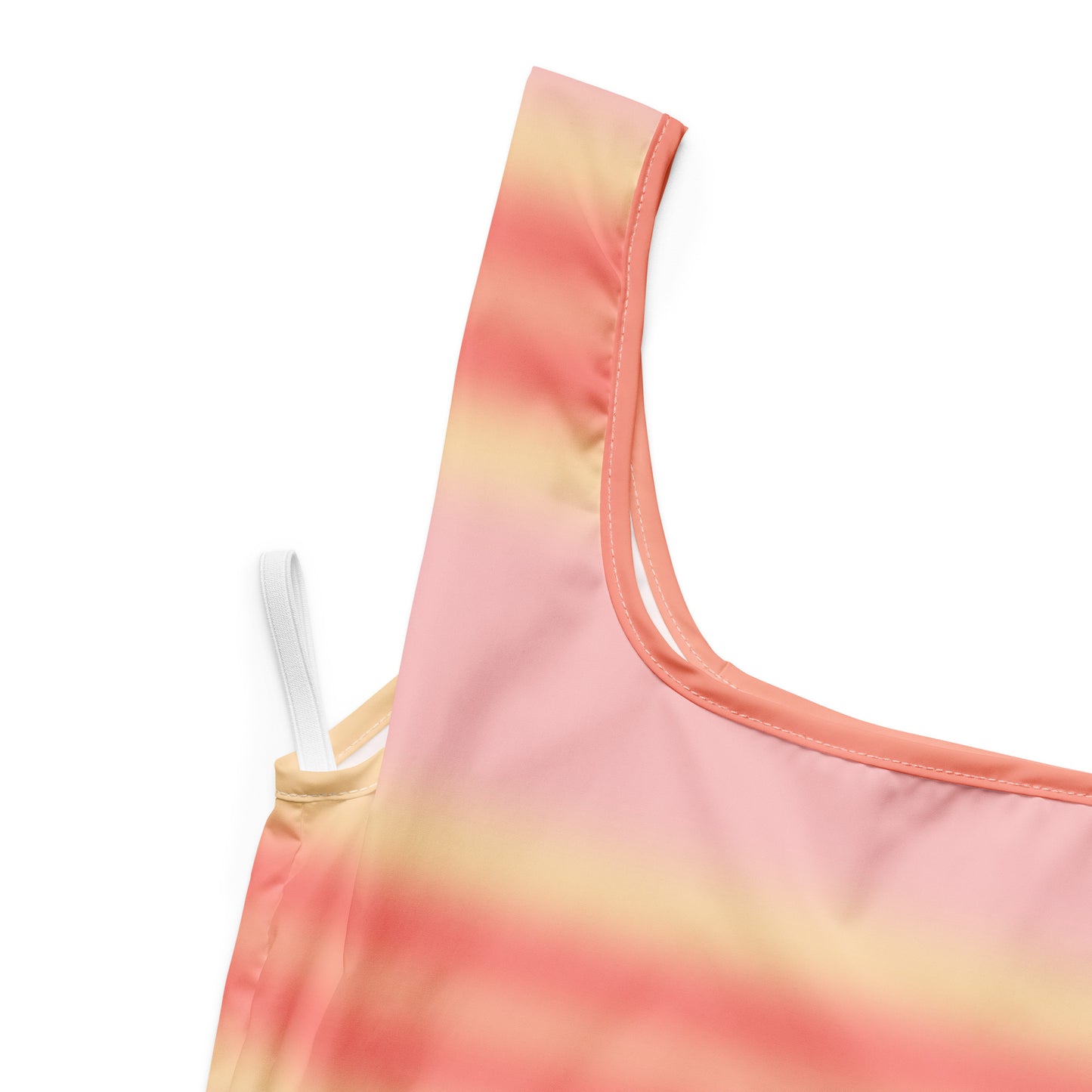 Shopping Bag Blurred Stripe Pink