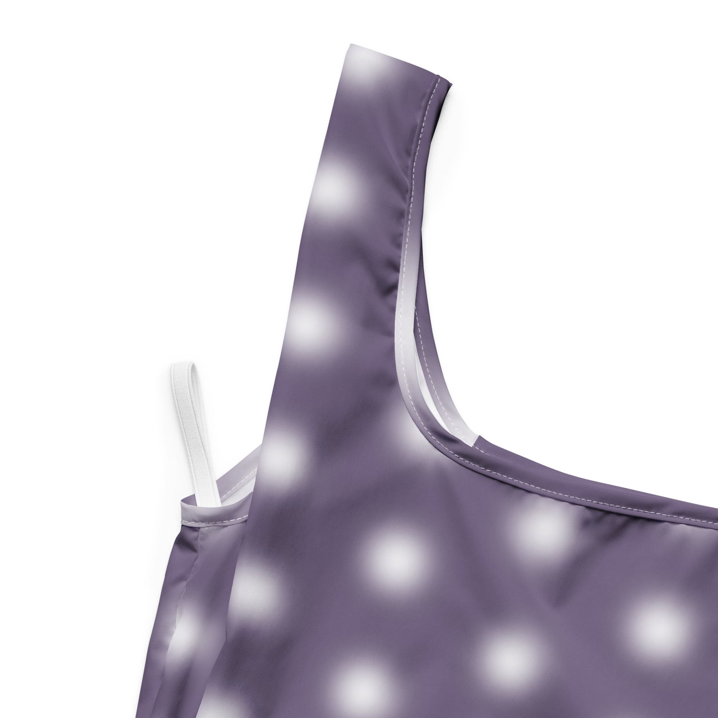 Shopping Bag Blurred Dots Purple