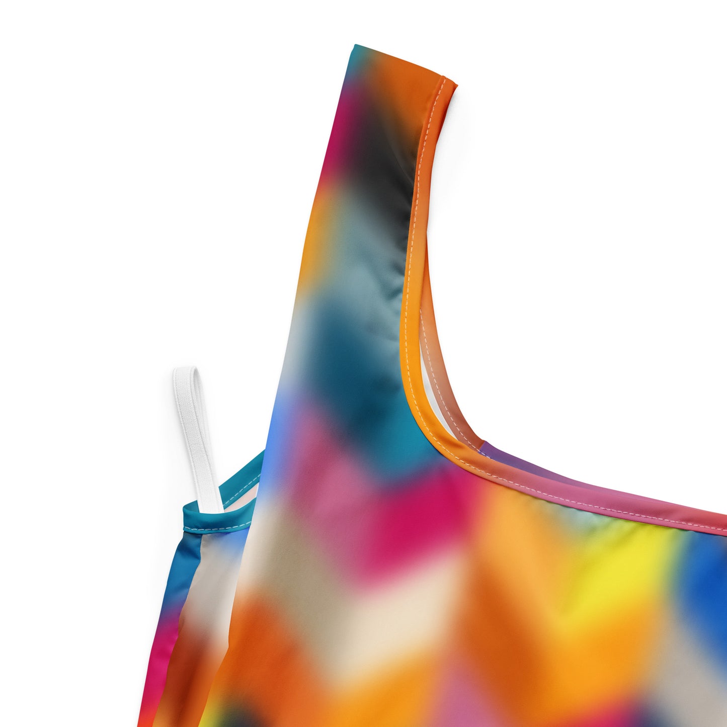 Shopping Bag Blurred Colorful Chevron
