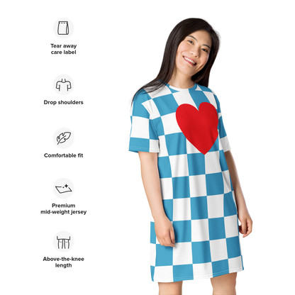 T-Shirt-Kleid Love