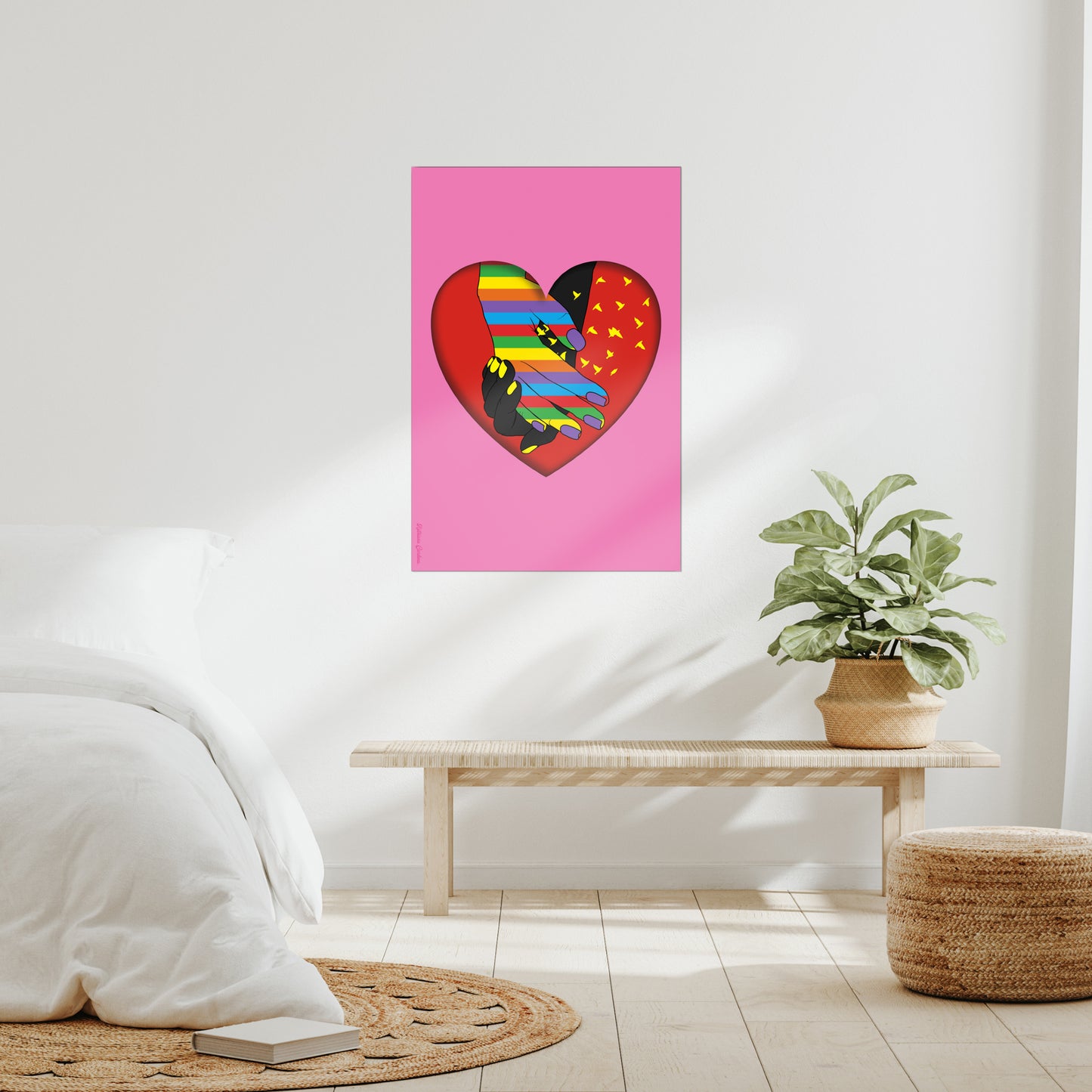Giclée Fine Art Print - Amor Aceptación Lgbti 