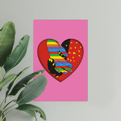 Giclée Fine Art Print - Amor Aceptación Lgbti 