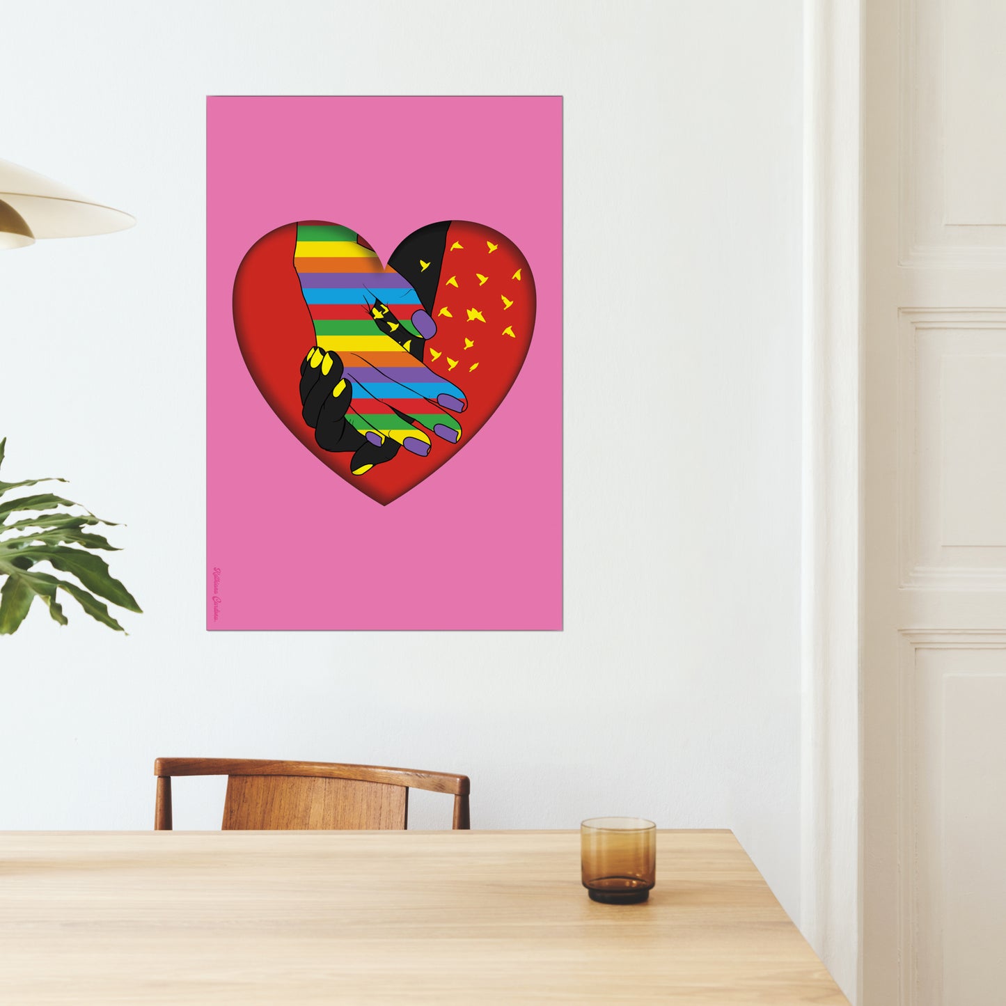 Giclée Fine Art Print - Amor Aceptación Lgbti 